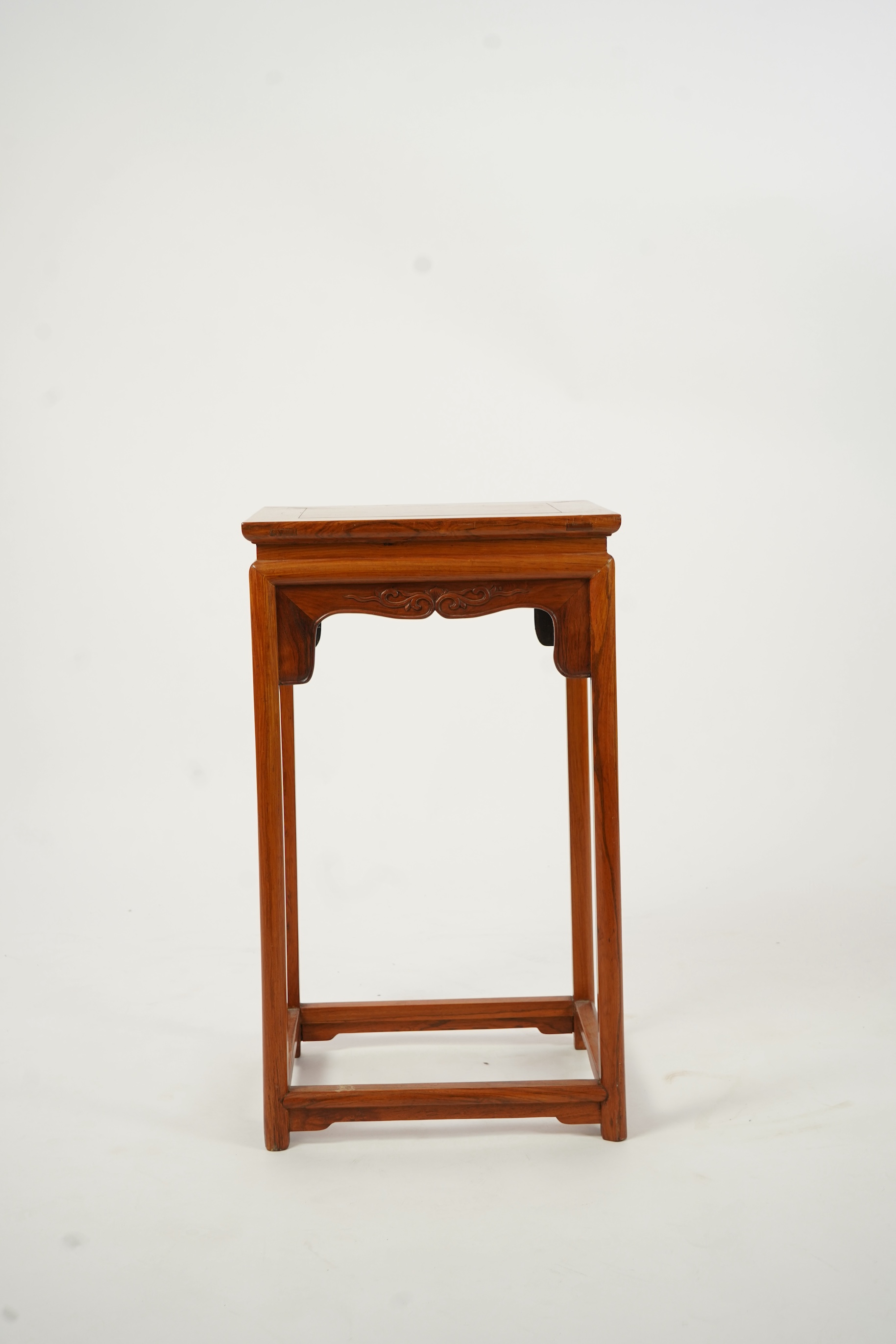A Chinese huanghuali incense stand, 19th/20th century
